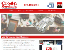 Tablet Screenshot of crownmerchants.com
